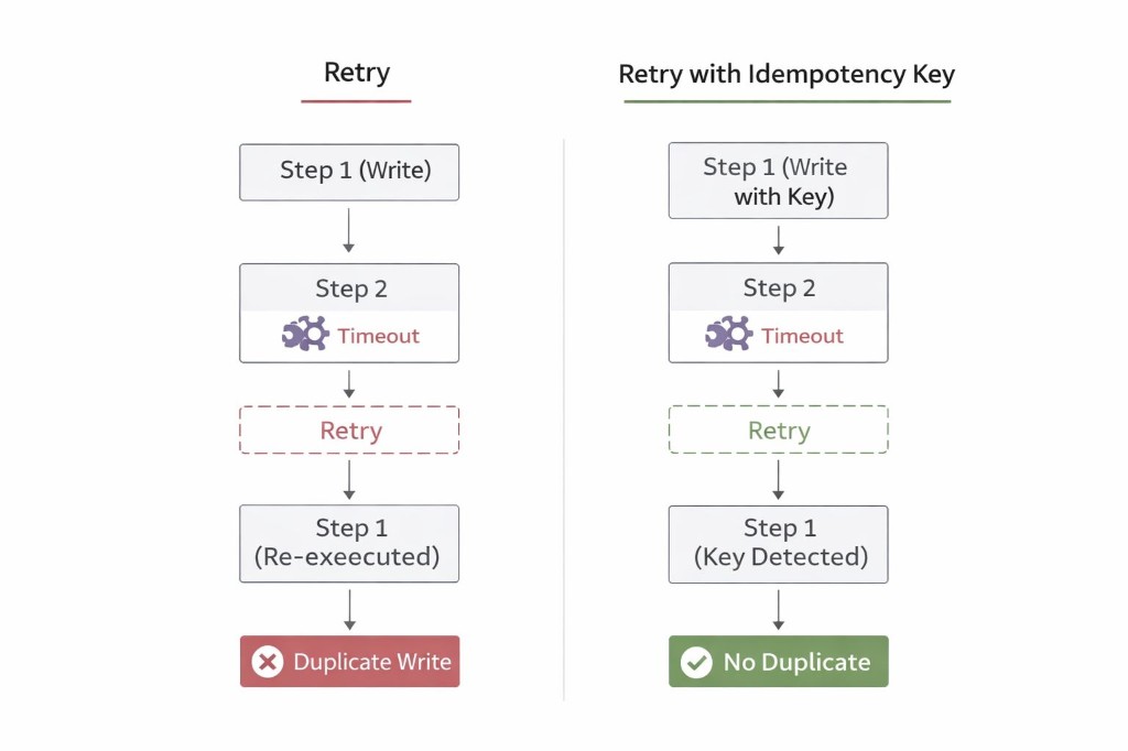 Retry vs retry with idempotency key